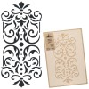 Șablon din plastic reutilizabil // CLASIC - ORNAMENT BAROC #3 - MEDIU (43x64cm)