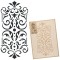 Șablon din plastic reutilizabil // CLASIC - ORNAMENT BAROC #3 - MEDIU (43x64cm)