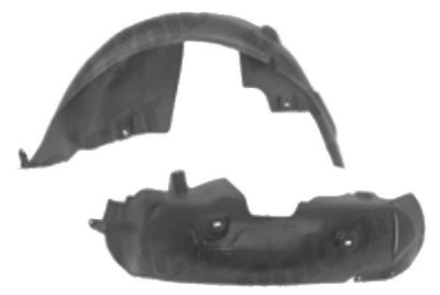 Carenaj roata Opel Astra J, 09.2009-, partea Stanga, Punte Spate , 1121052, 5511FL6T, polietilena foto