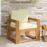vidaXL Set de canapele de exterior Lemn de acacia solid și poliester 3436237