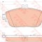 Set placute frana,frana disc MERCEDES A-CLASS (W176) (2012 - 2016) TRW GDB1932