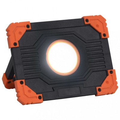 Reflector portabil cu LED, 10 W, alb rece, ABS GartenMobel Dekor foto