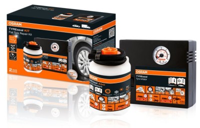 Kit pentru reparatii anvelope OSRAM TYRESEAL KIT OTSK4, compresor 6.5 bar, spray reparatii anvelope foto