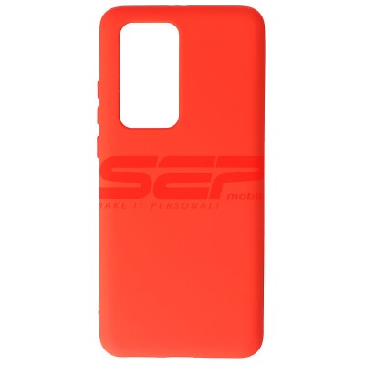 Toc silicon High Copy Huawei P40 Pro Red foto