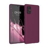 Husa pentru Samsung Galaxy A71, Silicon, Violet, 51208.187
