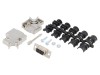 Conector D-Sub Mama 9 Pini Ecranat Pe Cablu Negru - ENCITECH