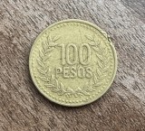 C50 - Moneda foarte veche - Columbia - 100 pesos - 1994, America Centrala si de Sud