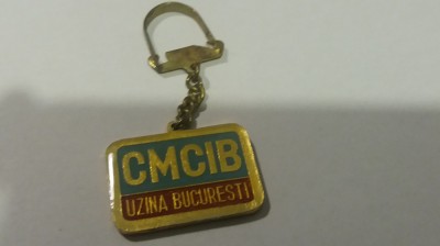 D8 43 - Breloc - tematica reclama - CMCIB uzina Bucuresti foto