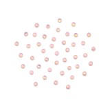 Strasuri rotunde OPAL - roz, 50 buc., INGINAILS