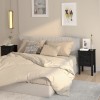VidaXL Noptiere, 2 buc., negru, 40x35x61,5 cm, lemn masiv de pin 813698