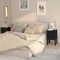 vidaXL Noptiere, 2 buc., negru, 40x35x61,5 cm, lemn masiv de pin 813698