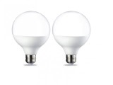 Pachet de 2 becuri LED cu surub Edison 14,5 W (echivalent 100 W) alb cald - RESIGILAT, AMAZON BASICS