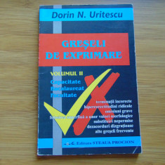 Dorin N.Uritescu-Greseli de Exprimare Vol.II anul 2000