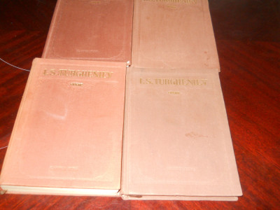 I. S. Turgheniev OPERE 4 volume -vol. 4,5,7,8 1949-1956 Ed. Cartea Rusa foto