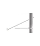 Coliere plastic strangere cabluri 310x4.8mm transparent 100buc, FixPoint