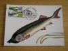 C12 - maxima Romania - tematica pesti 1 - prima zi a emisiunii sau expozitii, Romania de la 1950, Fauna