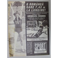 SPORT , REVISTA ILUSTRATA A CONSILIULUI NATIONAL PENTRU EDUCATIE FIZICA SI SPORT , NR. 6 , 1983