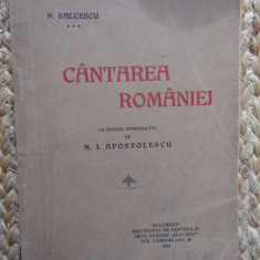 Nicolae Balcescu - Cantarea Romaniei, 1914