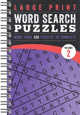Large Print Word Search Puzzles: Volume 2 foto
