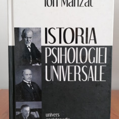 Ion Mânzat, Istoria psihologiei universale, ediția a II-a, 2012
