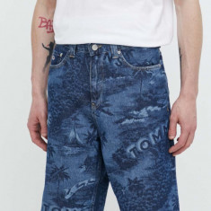 Tommy Jeans pantaloni scurți bărbați, culoarea bleumarin DM0DM18787