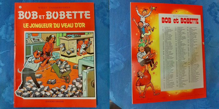 D488-Revista Bob et Bobette benzi colorate gen Pif in franceza. Pret/buc.