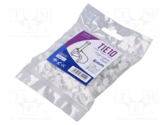 Element de susținere natural pentru cablu plat 100 buc cu cui TIE10