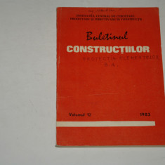 Buletinul constructiilor volumul 12 - 1983