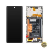 Display cu Touchscreen Honor Magic5 Lite cu Rama si Acumulator Argintiu (Titanium Silver) Service Pack 0235AEMY