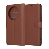 Husa pentru Honor Magic5 Lite - Techsuit Leather Folio - Brown