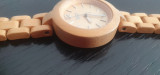 Ceas de mana din lemn WE WOOD, perfect, ocazie, Mecanic-Automatic