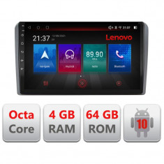 Navigatie dedicata Audi A3 8P E-049 Octa Core cu Android Radio Bluetooth Internet GPS WIFI DSP 4+64GB 4G CarStore Technology