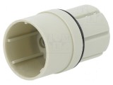 Conector masculin R 15 7 pini PE pentru carcasă din plastic