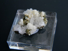 Specimen minerale - CUART, PIRITA SI CALCITA (T1) foto