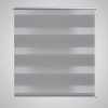 Jaluzea tip zebra, 40 x 100 cm, gri 240183