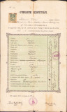 HST A211 Certificat școlar 1902 Lugoj semnat olograf Putnoky Miklos