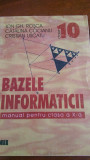 Bazele informaticii manual cls. X I.Rosca,C.Cocianu,C.Uscatu 1999