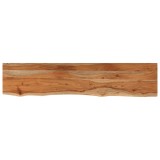 Blat masa 140x30x3,8 cm dreptunghiular lemn acacia margine vie