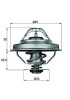 MAHLE TX 28 92D termostat,lichid racire