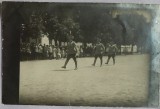 Fotografie tip carte postala, Defilare in fata MSRegele, 1921