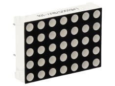 LED Matrice 5x7 Galben 27,94x19,96mm
