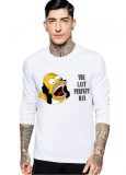 Cumpara ieftin Bluza barbati alba - Simpson - S