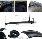 Cumpara ieftin Banda universala din cauciuc pentru protectia aripii masinii, SUV, microbuz, 10cm x 3m, negru