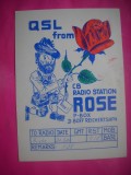 HOPCT 15018 RADIO STATION ROSE -GERMANIA--CARTE POSTALA RADIO AMATOR / RADIOAMATORI CARICATURA -CIRCULATA