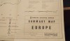 SUMMARY MAP EUROPE - Foreign Scouting Service; scara 1:500000 - International Petroleum Consultants, Switzerland, 1975,; dim.: 100.0x100.0 cm