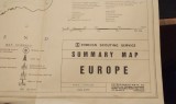 SUMMARY MAP EUROPE - Foreign Scouting Service; scara 1:500000 - International Petroleum Consultants, Switzerland, 1975,; dim.: 100.0x100.0 cm