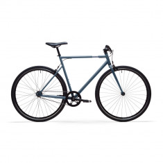 Bicicletă de oraș ELOPS SINGLE SPEED 500 Albastru