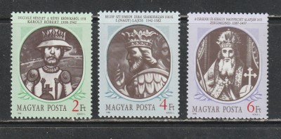 Ungaria 1988 - Regi Maghiari 3v MNH foto