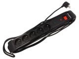 Prelungitor LANBERG 5 prize 10A cu protecție la supratensiune SP1-05E-0300-BK