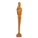 Cuplu-statueta din fonta antik rusty RC-97